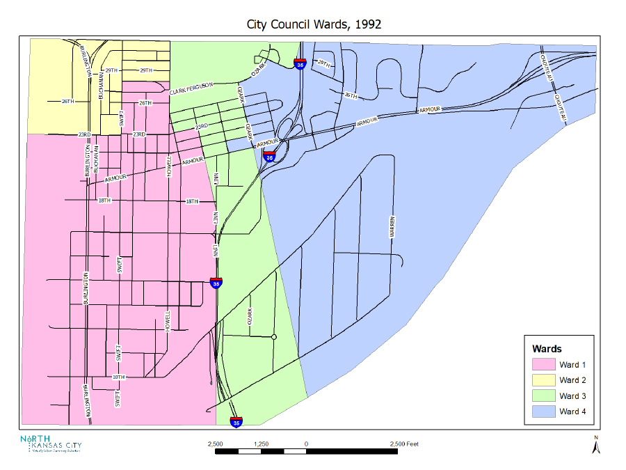 1992 Ward Map